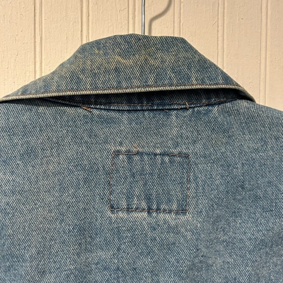 Vintage wrangler hero grunge denim jacket sz large. Casual 90’s - Picture 6 of 9